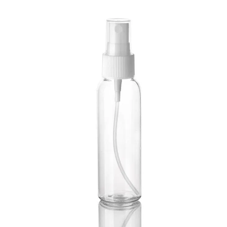 Flacons pulvérisateurs transparents en plastique de 60 ml (2,11 oz), flacons pulvérisateurs rechargeables à brume fine, atomiseurs cosmétiques de maquillage, petit récipient vide de flacon pulvérisateur