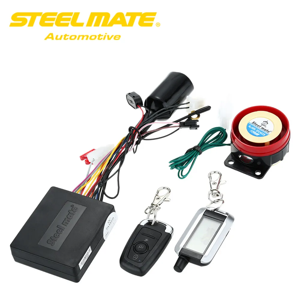 Steelmate-Alarmsystem mit automatischem Druckknopf-Start-Stopp-986XO-Fernbedienungs-Zentralverriegelungsmotor Starline Anti-Diebstahl-Securit