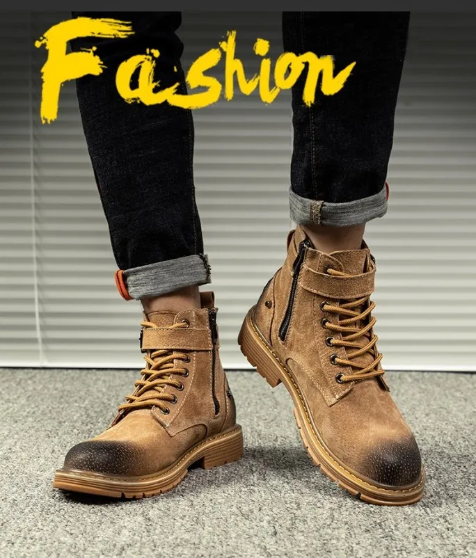 Safety New Botas Men Designer Work Shoes Sneakers Casual Mens Boots