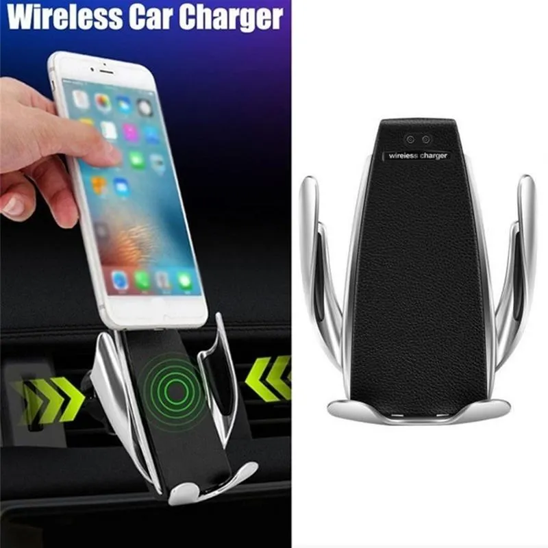 Car Wireless Charger Automatic Sensor For iPhone Xs Max Xr X Samsung S10 S9 Intelligent Infrared Fast Wirless Charging Car Phone Holder hot