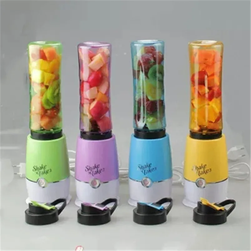 Miljövänlig mini Portable Fruit Blender Electric Juice Extractor Ice Vegetable Smoothie Mixer med Travel Cup232h