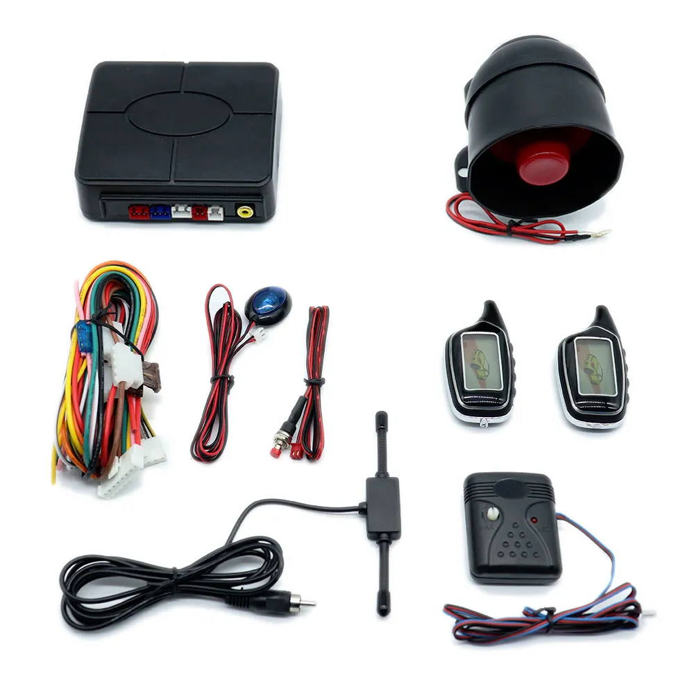 CarBest TWO WAY LCD VEHICLE SECURITY AND ENGINE STARTER SYSTEM Car