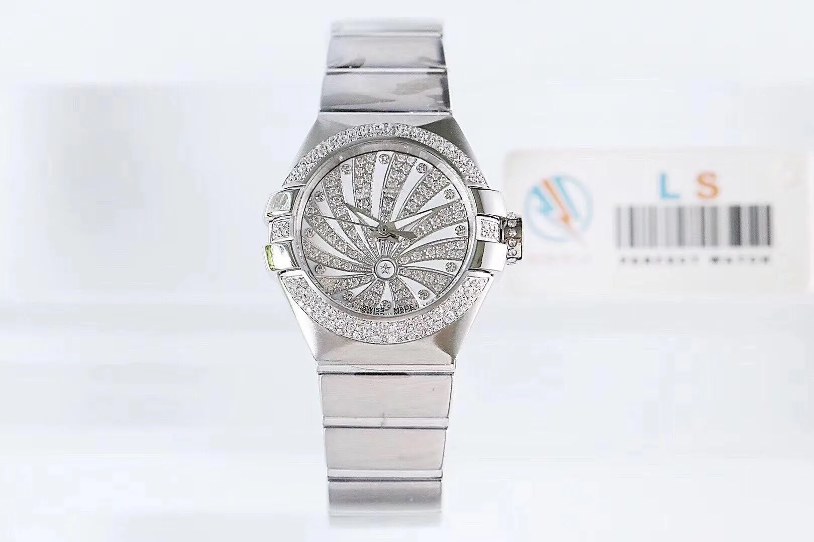 Super 0303 Og Lady Watches Imported 316 Capa de Aço Refinado 8521 Movimento Luxo Diamante Assista 48 Horas Reservas de Energia Cinética