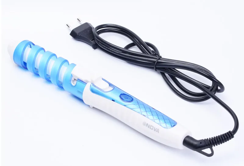 Electric Magic Hair Styling Tool Pro Spiral Curling Iron Rizador de Pelo Hair Curler Roller Wand Curl Styler EU-kontakt