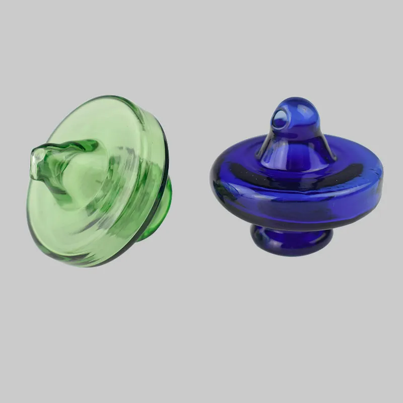 Universal Colored Glass Smoke UFO Carb Cap Dome do kwarców Banger Paznokcie Rury wodne, platformy oleju DAB