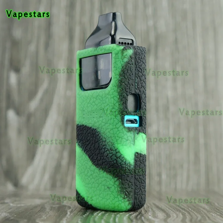 الحالات السيليكون غلاف الغلاف الغلاف الأكمام المطاط أغطية واقية من Aspire Breeze 2 Breeze II 1000mah Battery Box Box Mod Kit DHL