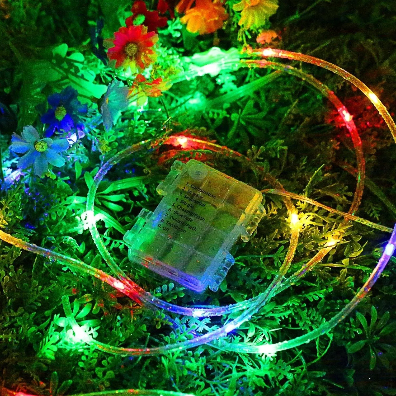 Battery powered outdoor rope lights hotsell