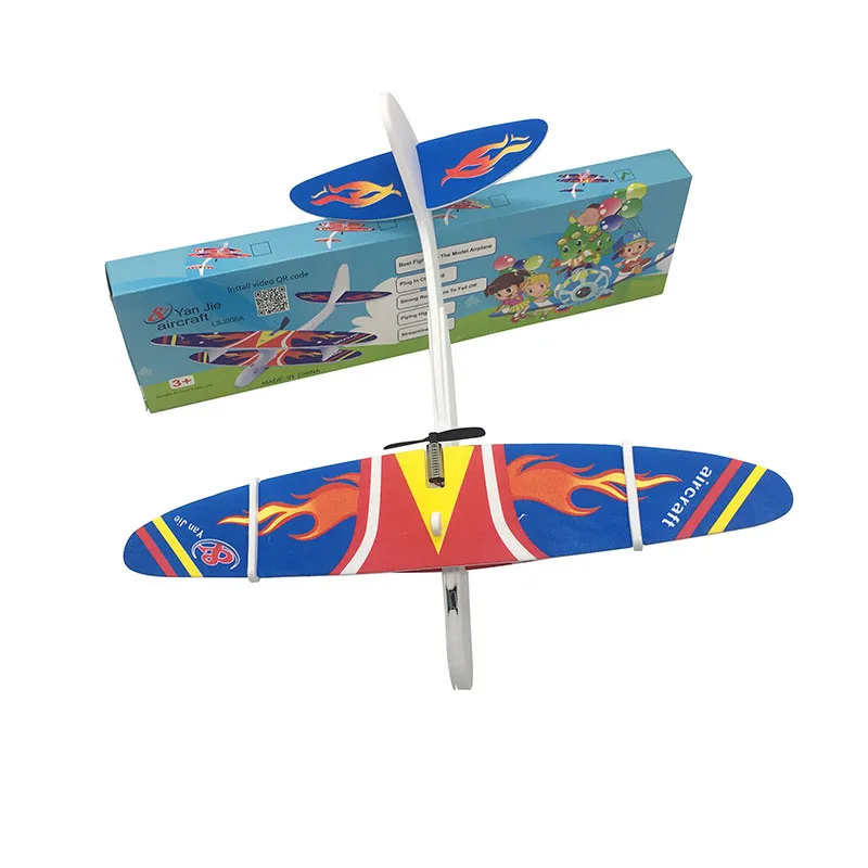 PVC Hand Launch Glider Airplane Red Blue 2024 Educational Toy For Kids 5 7 Years Old Outdoor Fun From Santoround 7.24 DHgate.Com