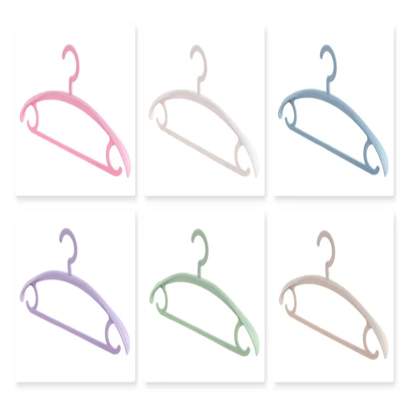 10pcs/lot 360 rotation Wide shoulder strap hook traceless clotheshorse 360 Degree Swivel Hook Hanger Clothes Hangers 6 colors