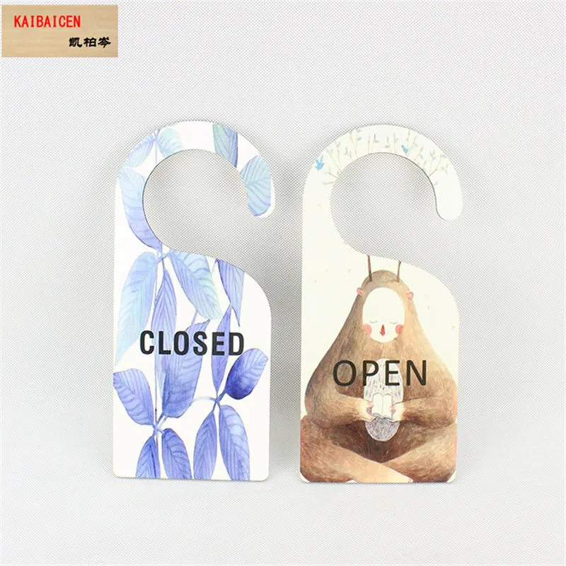 Sublimation blanks MDF door plate sublimation MDF doorplate Christmas Ornament Sublimation Blank Door Hanger, Home Decoration MDF Doorplate