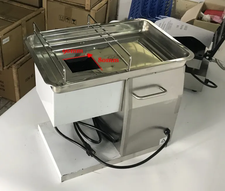 شحن مجاني ~ QX 110V 220V Meat Slicer Meat Cutter Machine 1 سنة ضمان