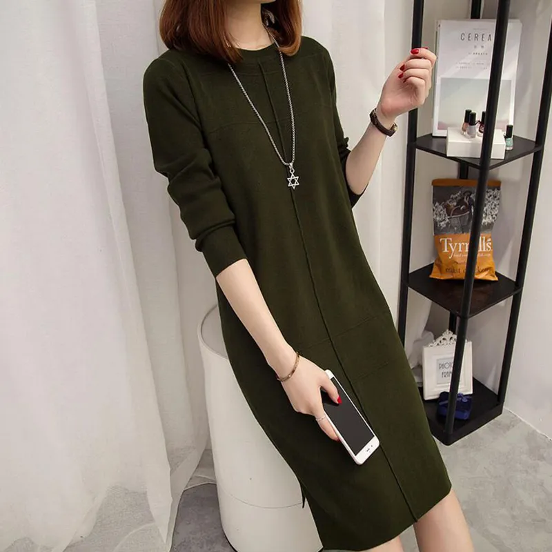 Womens Autumn Winter Slim Sweater Dress 2019... From Brielle66, $29.91 |  DHgate.Com