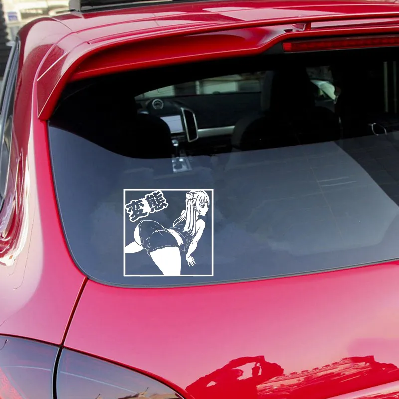 1pc Cool Anime Design Car Sticker, Vinyl Car Bumper, Trunk Decal