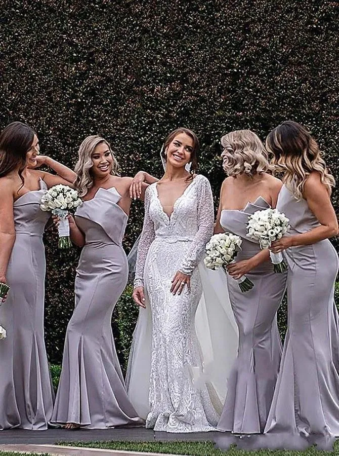 Evas Vestidos De Novia Bodas De Plata Para Gorditas Damas De Honor