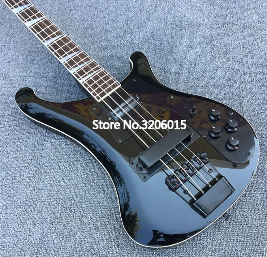 ブラックエレキベース 4弦 Elrick Standard Series Handmade New Jazz Standard, Ebony