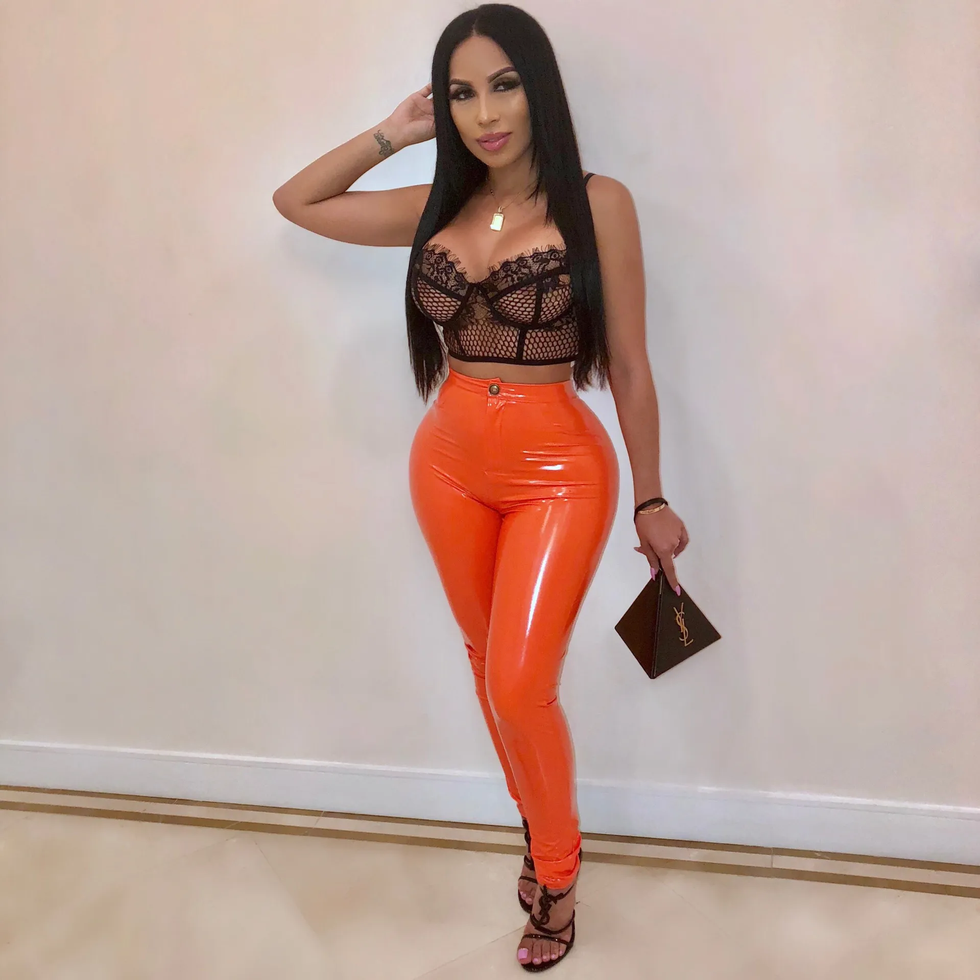 Leggins vinilo brillante 2025