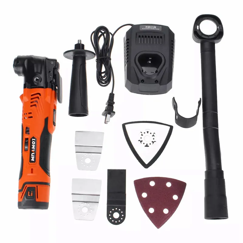6 Speed Electric Oscillating Multi Tool 2000mAh Sander Cutter Scraper