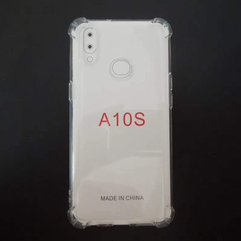 1.5mm Airbag Anti-Shock Crystal Clear TPU Fodral Skydd för Samsung Galaxy A10S A20S A30S A40S A50S A10E A20E A2 Core A10 A20 A30 A40 A50 Case 100PC