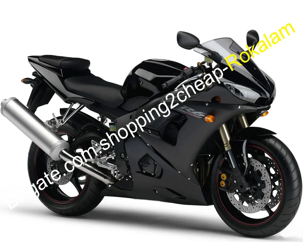 ABS Coakling для Yamaha YZF600 YZF R6 05 YZFR-600 2005 Road Sport Motorbike Черная обтекатель для кузова (литье под давлением)