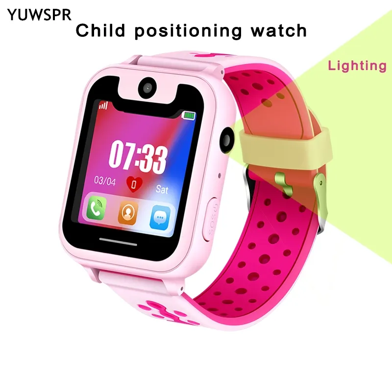 Reloj inteligente para niños Pantalla táctil de 1,54 pulgadas Rastreador GPS  SOS