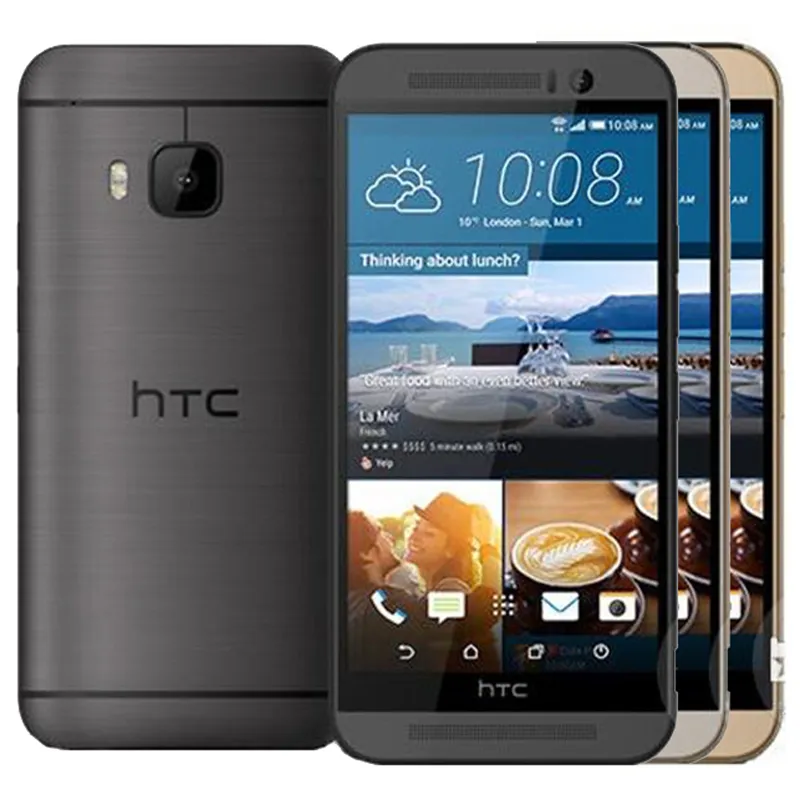 Оригинальный отремонтированный HTC ONE M9 US EU 5.0 inch Octa Core 3GB RAM 32GB ROM 20MP 4G LTE разблокированный Android Smart Mobile Phone DHL 1 шт.