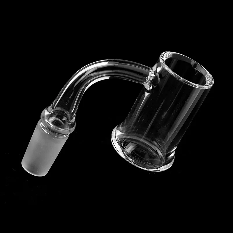 25 mm OD Evan Shore Banger 10 mm 14 mm 18 mm Macho Hembra 45 / 90 grados Borde biselado Cuarzo Banger para vidrio Agua Bong Dab Rig Accesorios