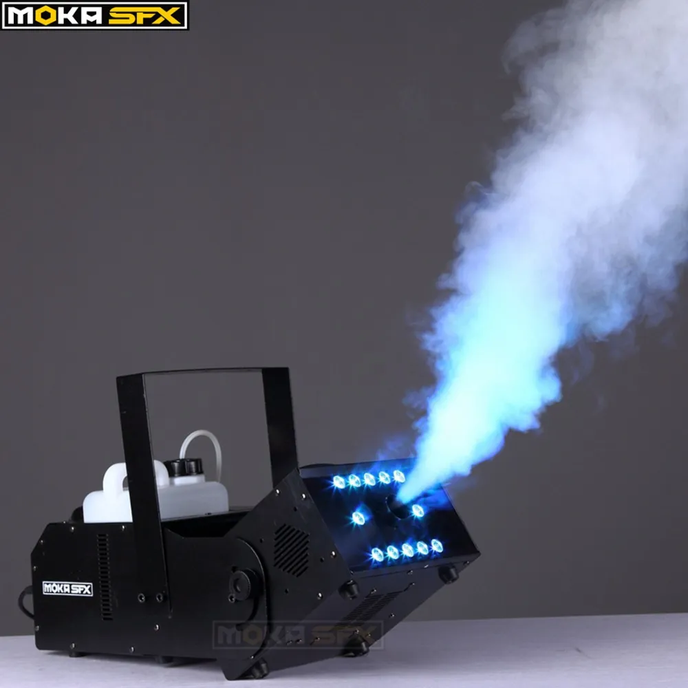 1500w 12*3w LED Multi Angle Fog Machine Special Effect Fog Fx Machine 6 Channels Wireless