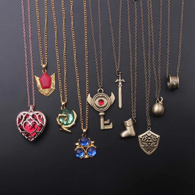 Legend of Zelda necklace collection by Saloscraftshop on DeviantArt