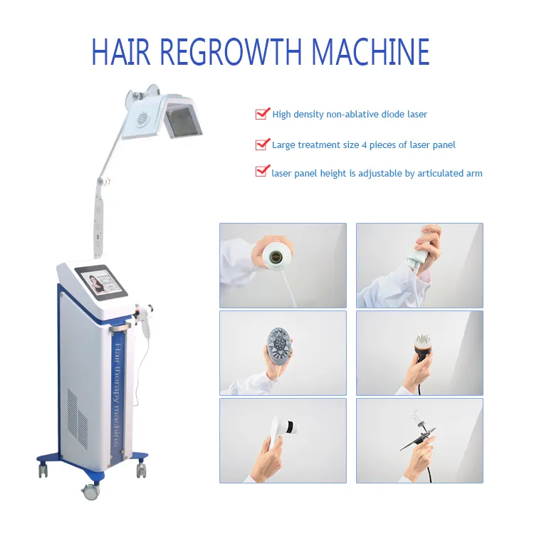 Anti-Hair Inlust Hair Regrowth Hemmet Använd maskin / Perfekt kraftfull laser hår-regrowth maskin / frisörsutrustning