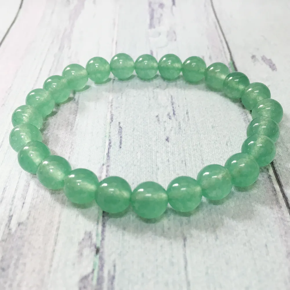 MG0336 8 mm Green Aventurine Bracelet Yoga Spiritual Gift for Women Balance Wrist Mala Yoga Beads Bracelet2681