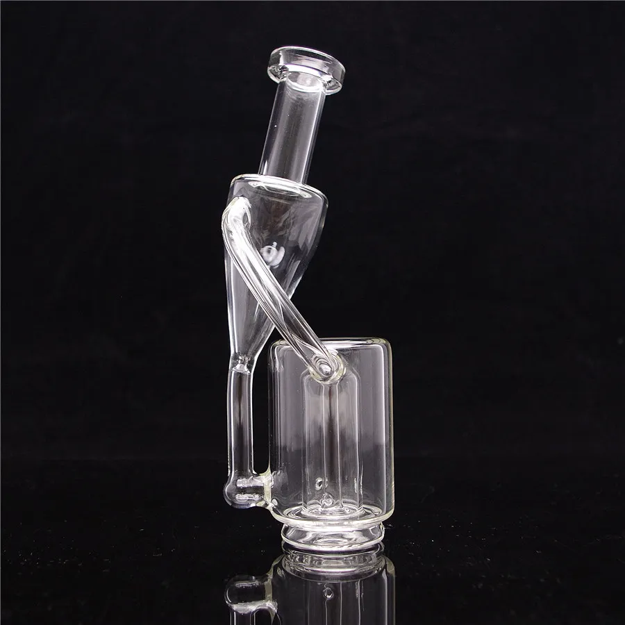 Acessório para cachimbo de vidro transparente Acessório para cachimbo Reciclador Dab Rig Acessório 8 polegadas de altura Acessórios para narguilé Entrega global