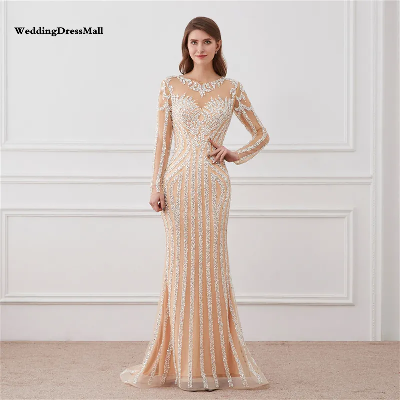 sachin and babi light blue dress Champagne Formal Dress – WonderlandByLilian main image 1