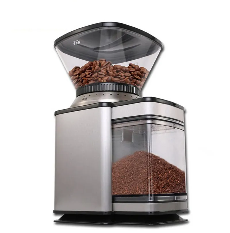 Beijamei Grande Capacidade Elétrica Bean Moedores Moinho Comercial Home Café Bean Grinder Moeding Espessura Ajustável