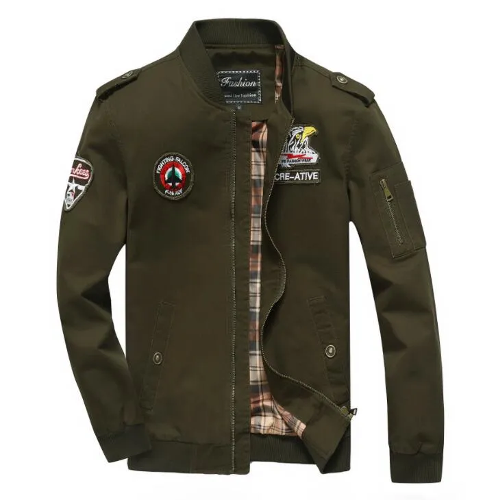 Хлопковый военный пиджак мужская повседневная одежда весна-осень Jaqueta masculina chaqueta hombre casaco masculino мужские куртки и пальто 566