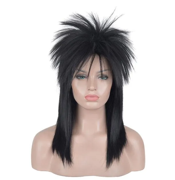 Free shipping>>>New Hot Fashion black mullet hair small size kid child's wigs