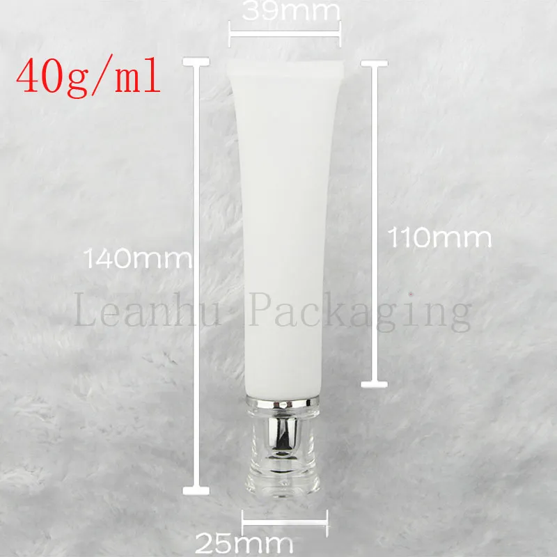40g Kosmetyki pielęgnacyjne Miękka rura, 40ml Eye Cream Essence Mleko Segregation Frost Packing Butelka Pakowanie Spot