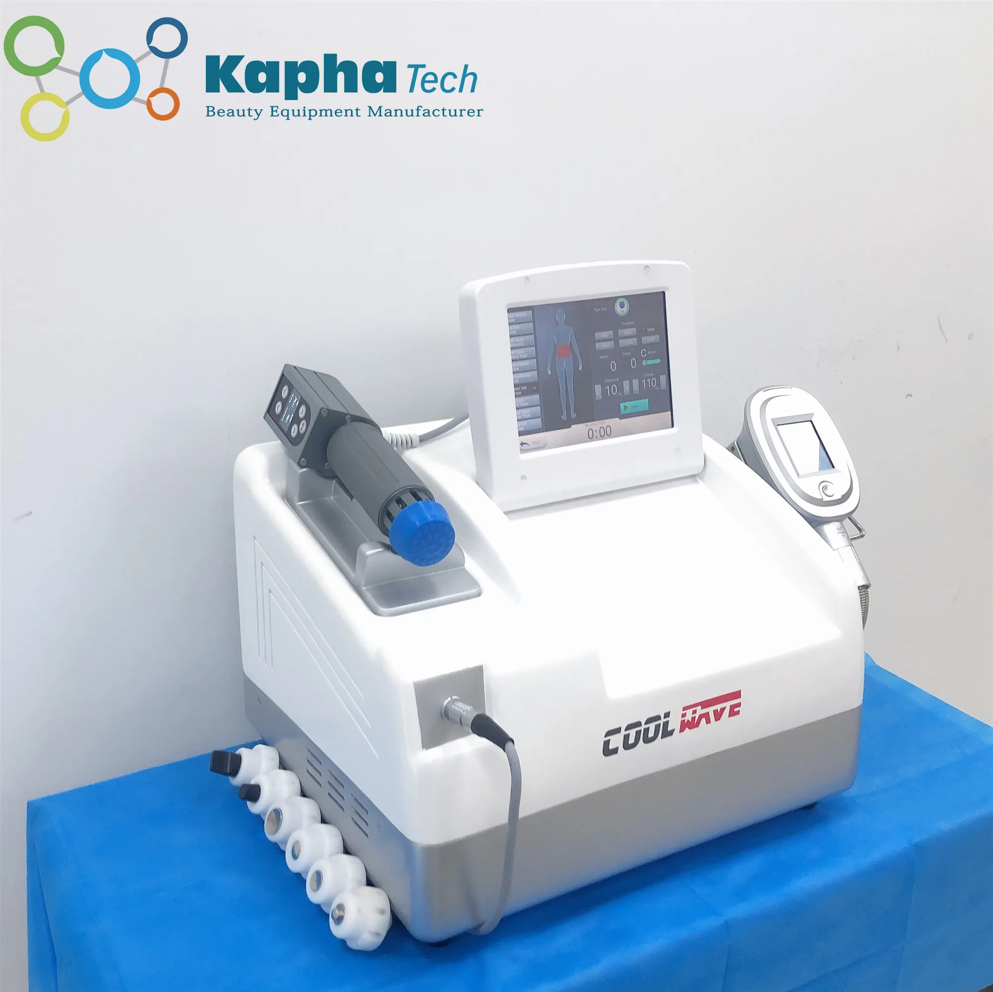Crioterapia portatile criolipolisi per il congelamento dei grassi con apparecchiature per la terapia ad onde d'urto fisioterapia ad onde d'urto per la cellulite