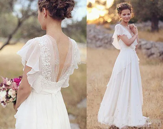 White lace shop gown styles 2018