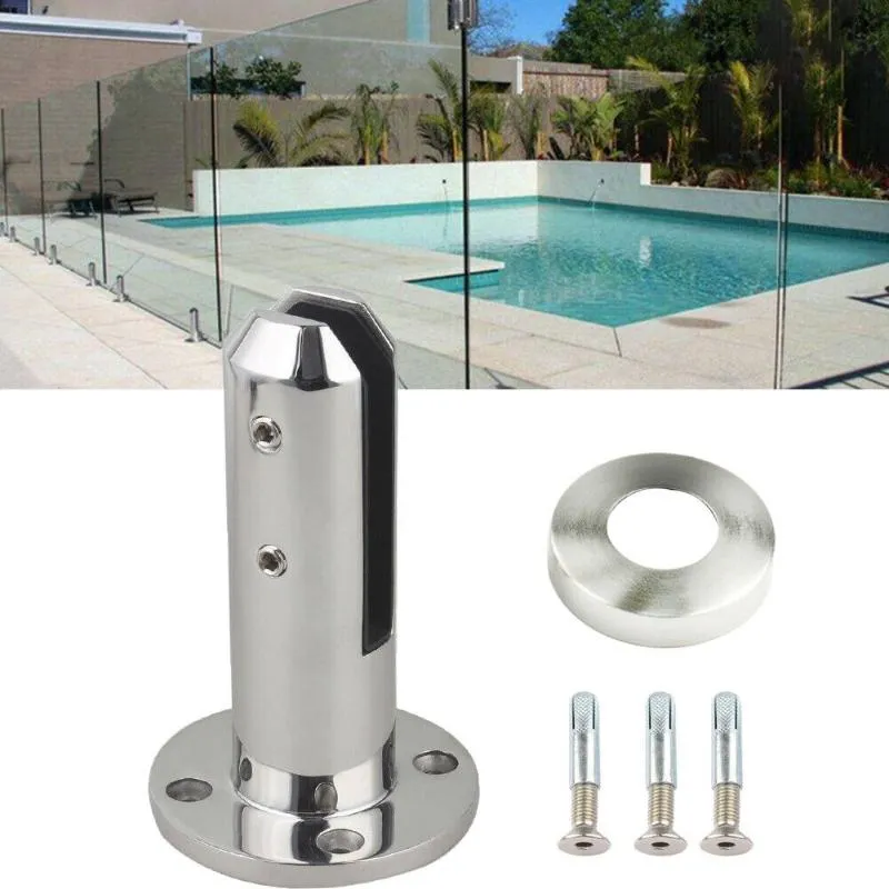 Pool & Accessories Fence Clamp Stainless Steel Spigots Tempered Glass Balustrade Railing Balcony Swim Feet