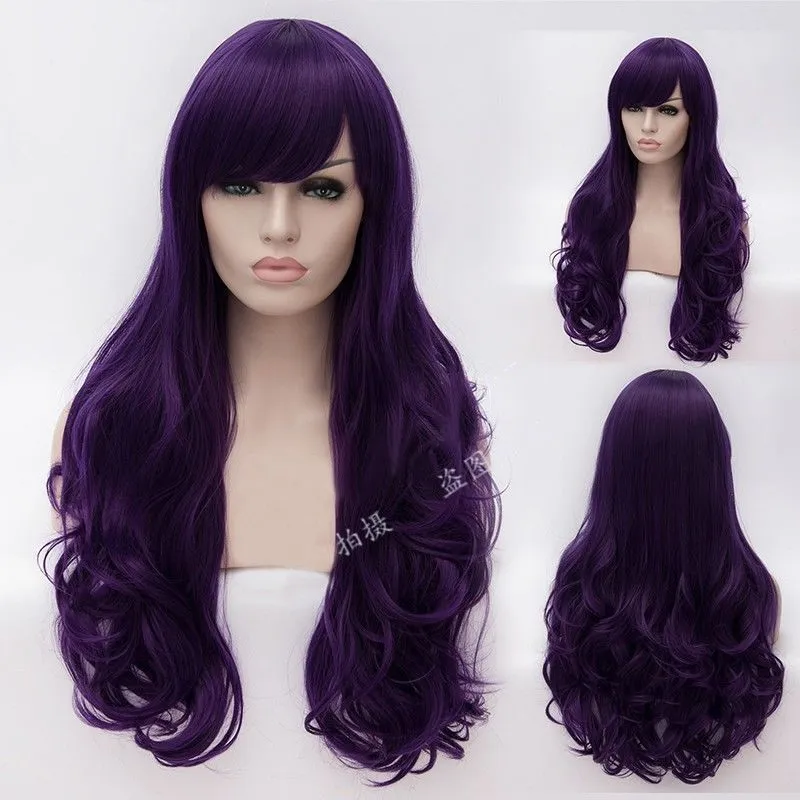 Neon 2018 Gênesis Evangelion Misato Katsuragi Anime Cosplay Wigs