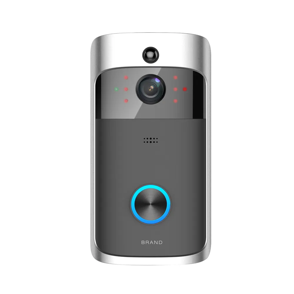 Inteligente IP Video Intercom Anel Phone Porta Campa Câmera Camera Camera Home Alarm Sem Fio Segurança