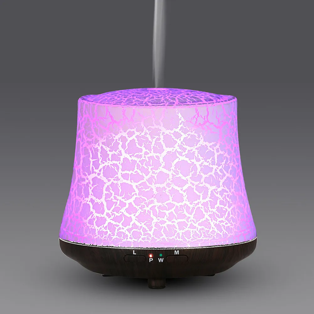 DC12V Hushålls Aroma Diffuser Luftfuktare Creative Crack Essential Oljediffusor för Hem Ultraljud Mute Mist Maker