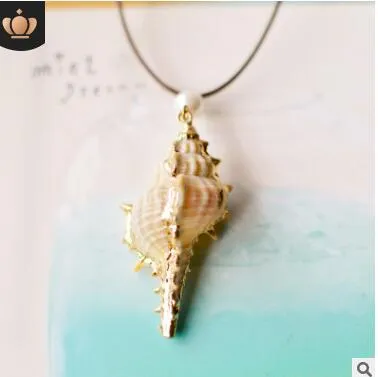 Boho Conch Sea Shell Seashell Necklace Elegant Hawaii Beach Summer ...