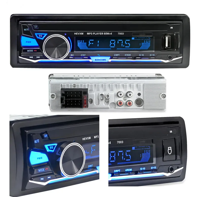 Autoradio Bluetooth 12V Stéréo FM MP3 Audio Chargeur 5V USB SD MMC AUX  Électronique Automatique Autoradio 1 DIN Sans CD Du 37,82 €