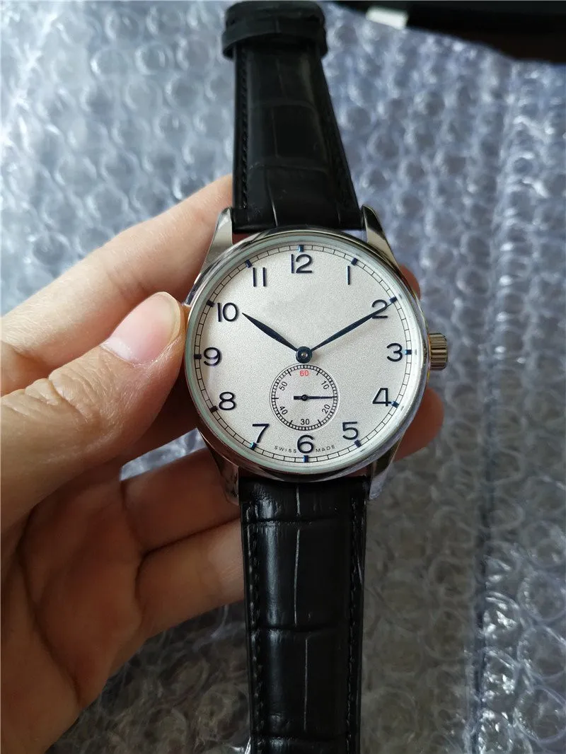 New fashion high quality Black Leather Mens Automatic Watch wrist watch W20