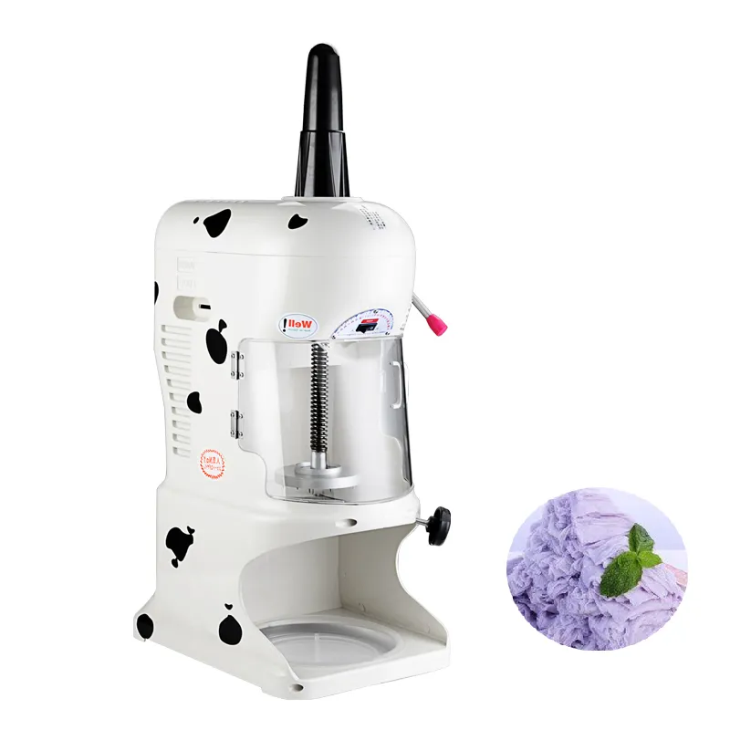 Kommersiell Automatisk elektrisk sand Ice Machine Block Planer Ice Crusher Shaver 90kg / h Snowflake Ice Maker