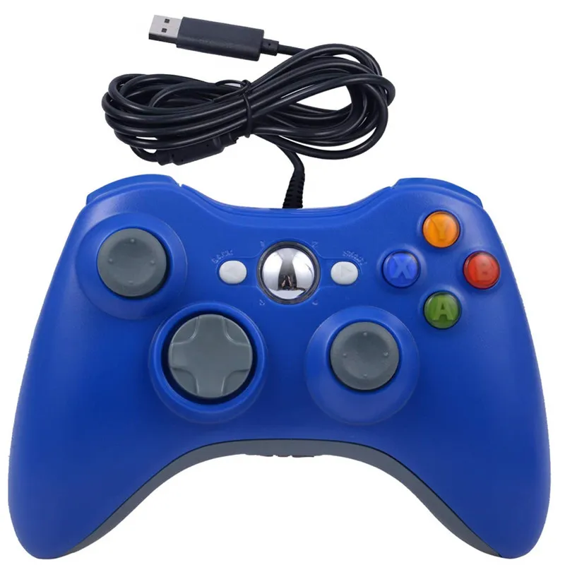 USB Wired Joypad Gamepad Game Controller per Xbox 360 Joystick per PC ufficiale per Windows 7 8 10 con Retail Box196F