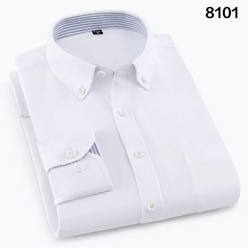 HOWDFEO 2019 новые мужские топы, рубашки, модные повседневные тонкие мужские рубашки с длинными рукавами в деловом стиле, хлопковые мягкие удобные 224 г