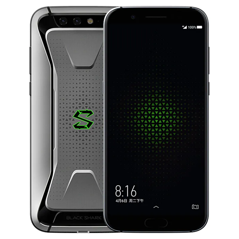 Téléphone portable d'origine Xiaomi Blackshark 4G LTE Gaming 8 Go de RAM 128 Go 256 Go ROM Snapdragon 845 Octa Core Android 5,99 pouces 20MP OTG téléphone portable