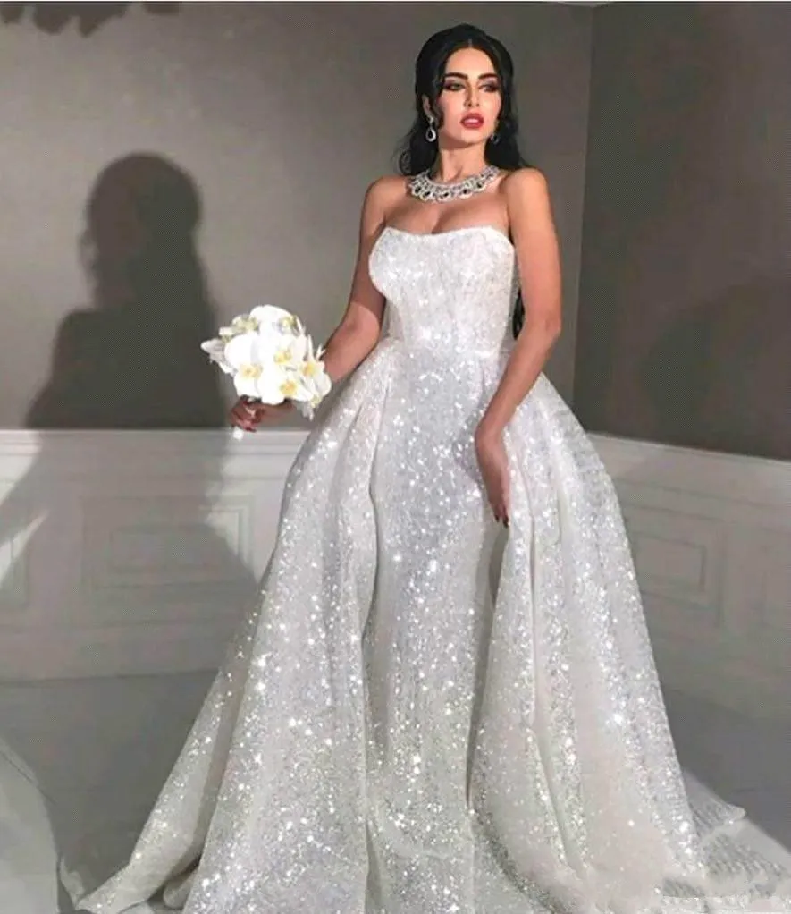 Robe de mariee pailletée hotsell